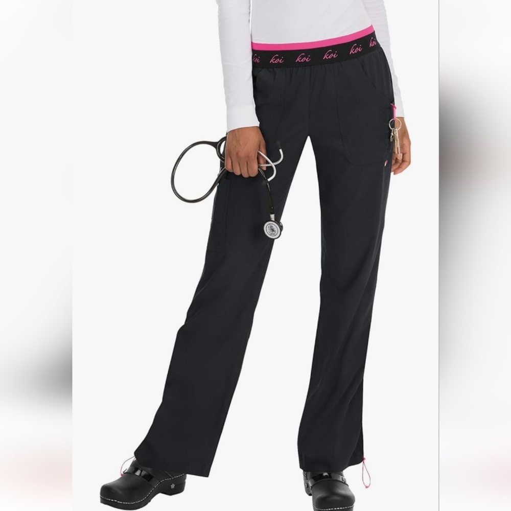 Koi Women's Black Scrub Pants Sz.L NWT